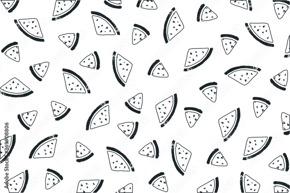 Vector background with watermelon patterns. Watermelon pattern ...