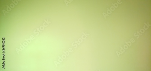 green gradation_white wall with green and yellow light_for background