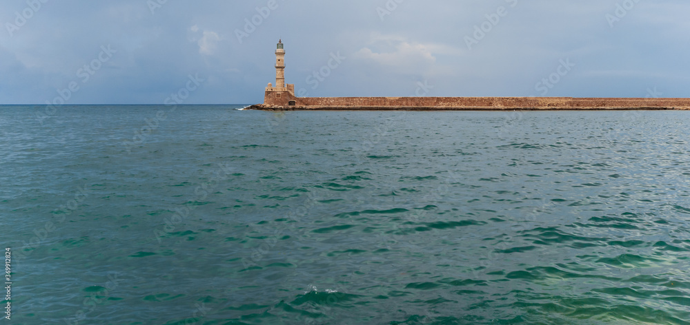 Obraz premium Chania port