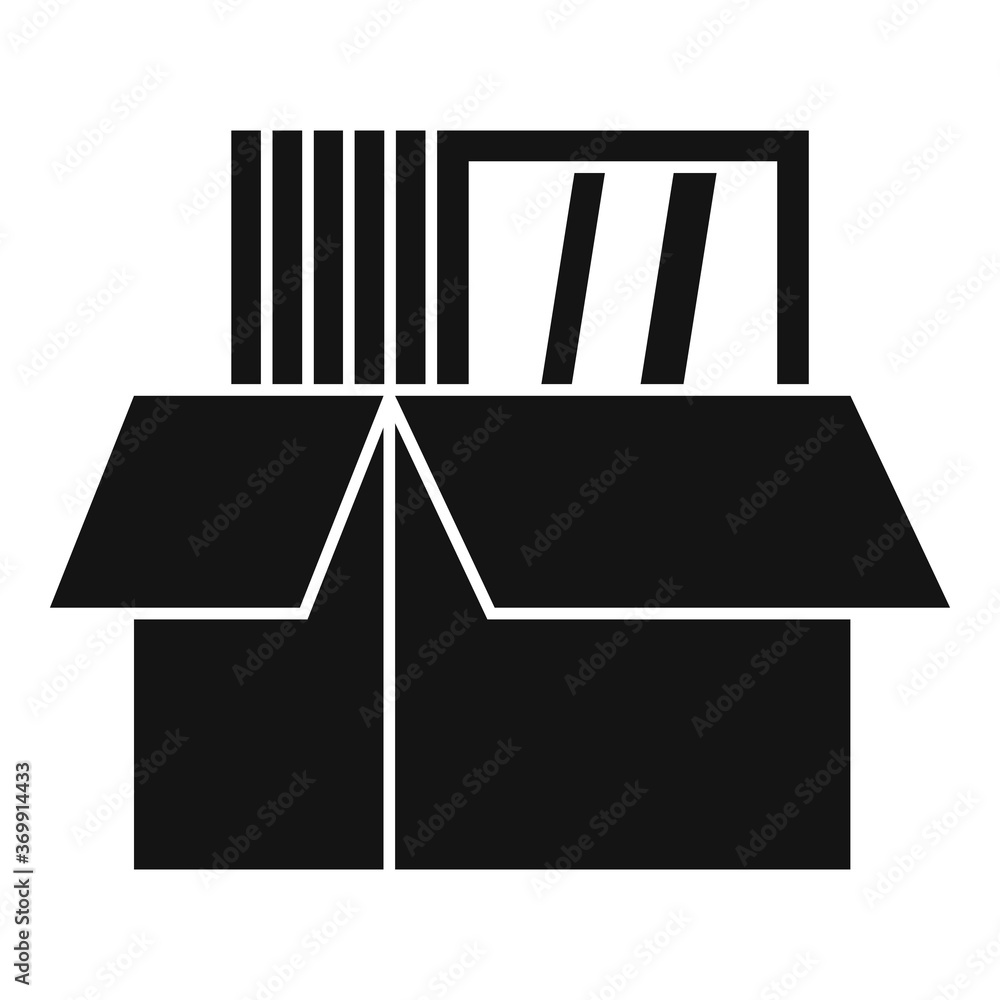 Windows installation box icon. Simple illustration of windows installation box vector icon for web design isolated on white background Windows installation box icon. Simple illustration of windows installation box vector icon for web design isolated on white background