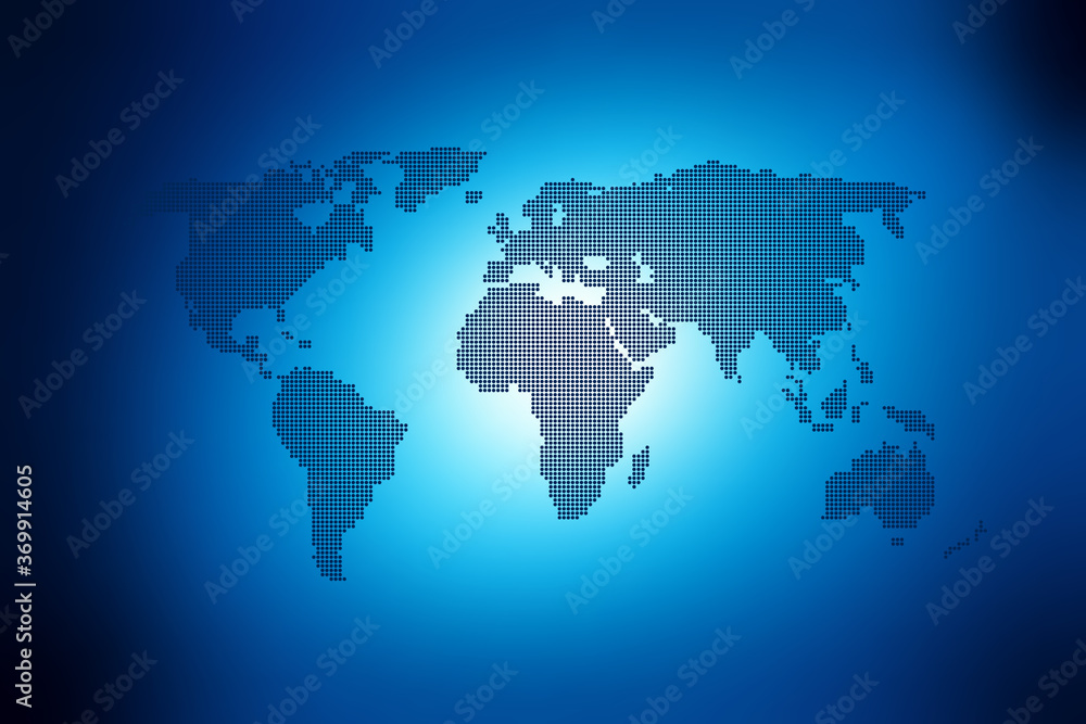 World map vector illustration of earth, asia, australia, africa europe america.