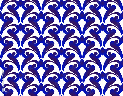porcelain seamless pattern