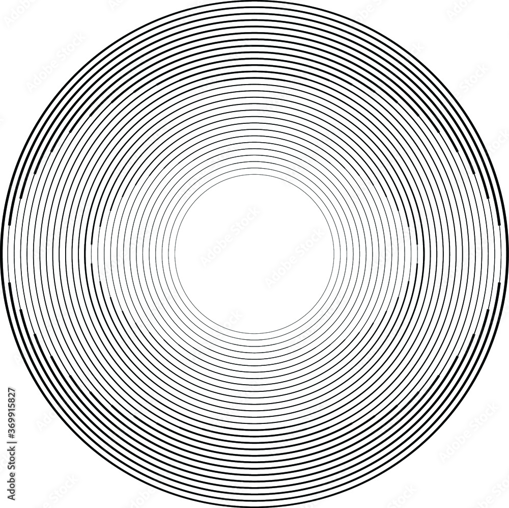 Lines in Circle Form . Spiral Vector Illustration .Technology round. Wave Logo . Design element . Abstract Geometric shape . Lines in Circle Form . Spiral Vector Illustration .Technology round. Wave Logo . Design element . Abstract Geometric shape .