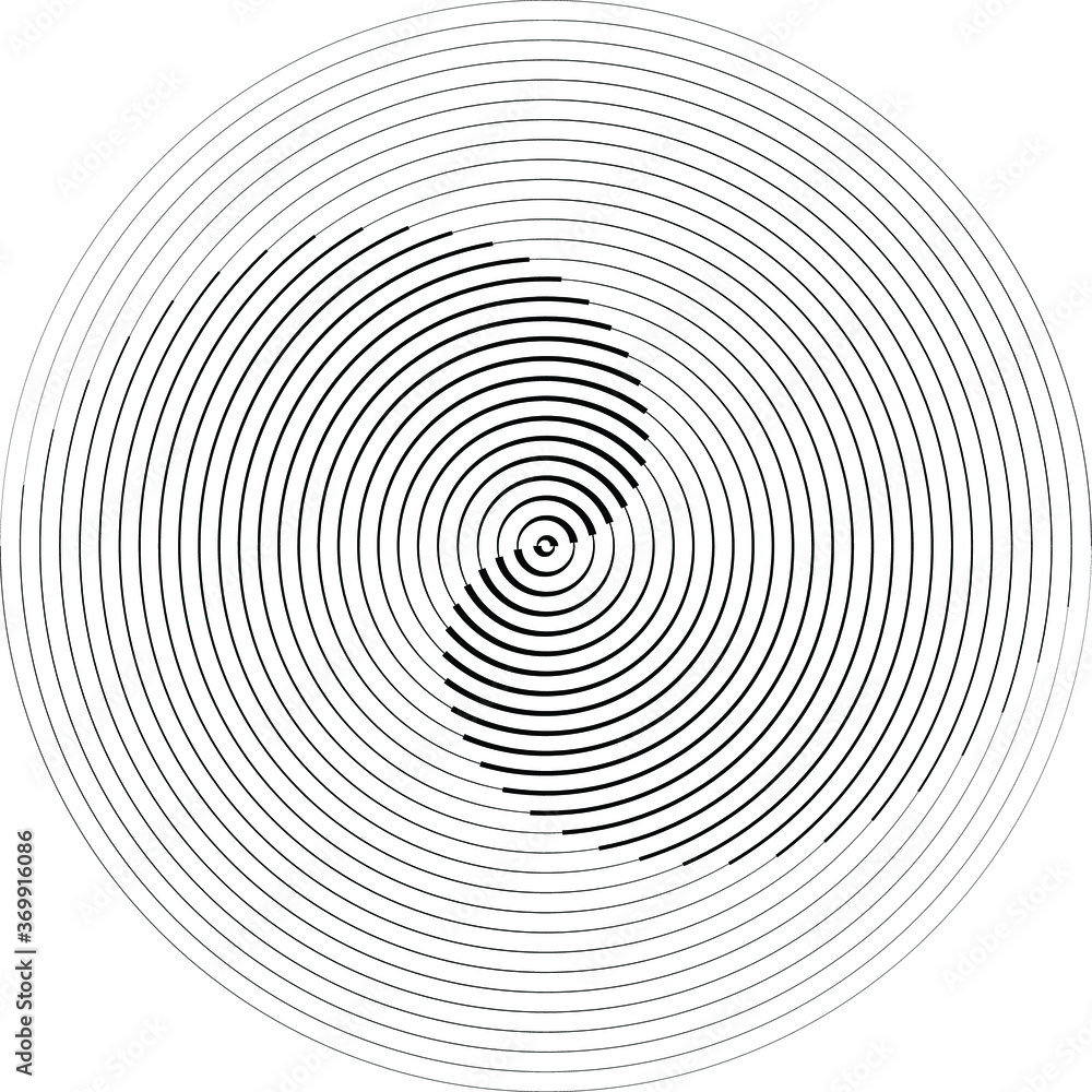 Lines in Circle Form . Spiral Vector Illustration .Technology round. Wave Logo . Design element . Abstract Geometric shape . Lines in Circle Form . Spiral Vector Illustration .Technology round. Wave Logo . Design element . Abstract Geometric shape .