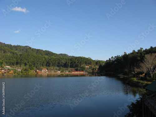 Beautiful landscape in Mae hong Son, the northern of Thailand.