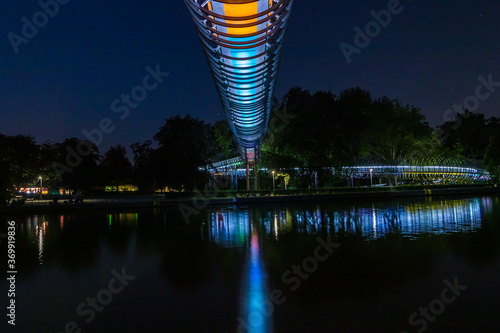 Slinky Springs to fame Brücke am Rhein-Herne Kanal in Oberhausen photo