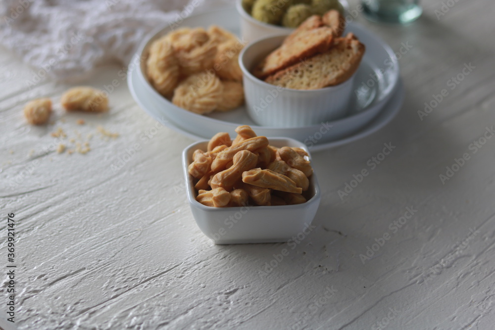Assorted nice biscuits on the table Assorted nice biscuits on the table