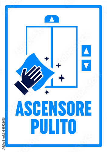 Ascensore Pulito
