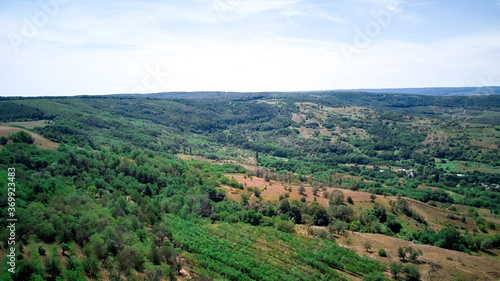 Panorama shot of nature of Moldova © frimufilms