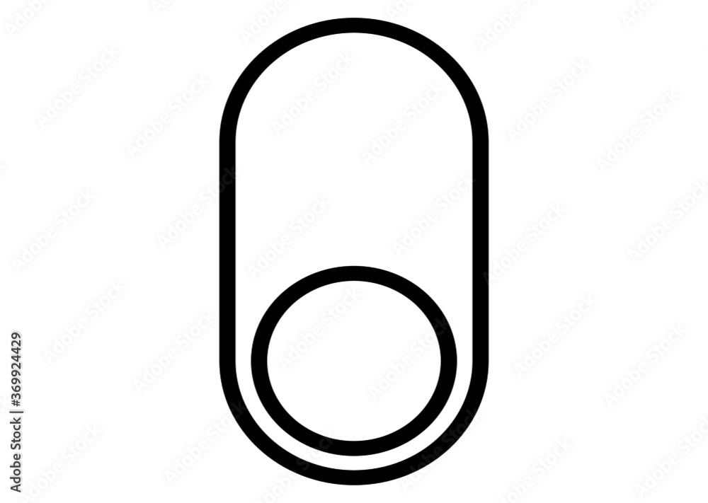 Button Down icon. Button Off Icon For apps and website Button Down icon. Button Off Icon For apps and website