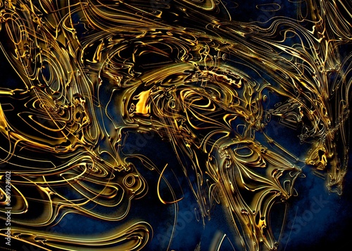 Wallpaper Mural Golden abstract  decorative paper texture  background  for  artwork  - Illustration Torontodigital.ca