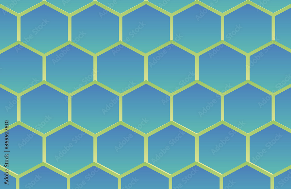The patterns of the hexagon. The patterns of the hexagon.