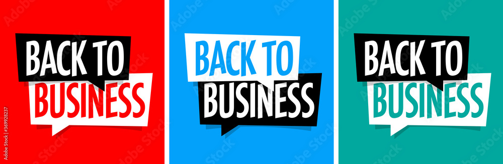 Back to business