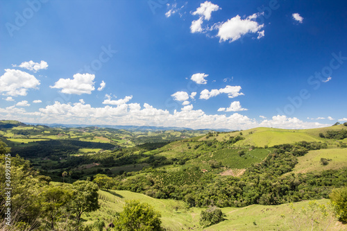 Rural scene of city of Tiradentes - Minas Gerais - Brazil