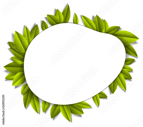 Background with leaves pape...
