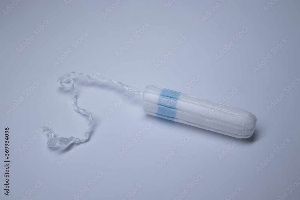 female tampon. menstruation concept. isolated. white background. High quality photo female tampon. menstruation concept. isolated. white background. High quality photo