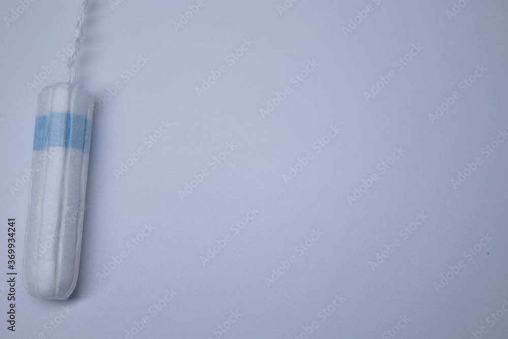 female tampon. menstruation concept. isolated. white background. High quality photo female tampon. menstruation concept. isolated. white background. High quality photo