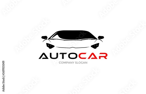 Auto sport car logo design