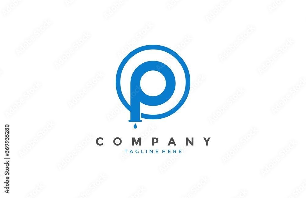 Letter P logo