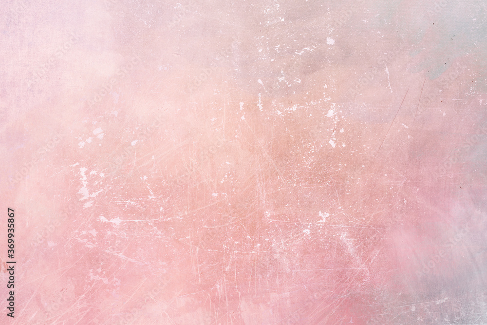 Scraped pink backdrop