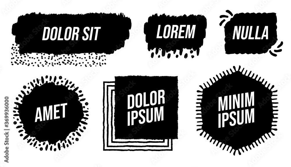 Grunge Paint Roller . Vector brush Stroke . Distressed banner . Black stripes isolated. paintbrush collection . Modern Textured shape . Dry border in Black . Bulge lines Grunge Paint Roller . Vector brush Stroke . Distressed banner . Black stripes isolated. paintbrush collection . Modern Textured shape . Dry border in Black . Bulge lines