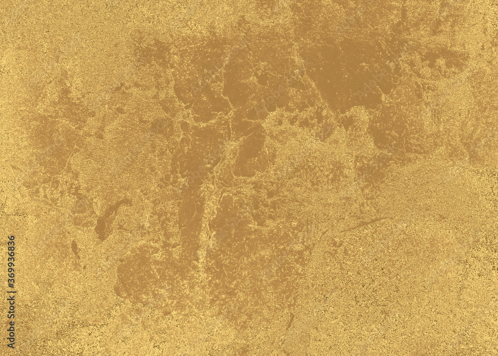 Golden abstract  decorative paper texture  background  for  artwork  - Illustration