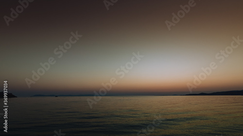 sunrise over the sea - greece