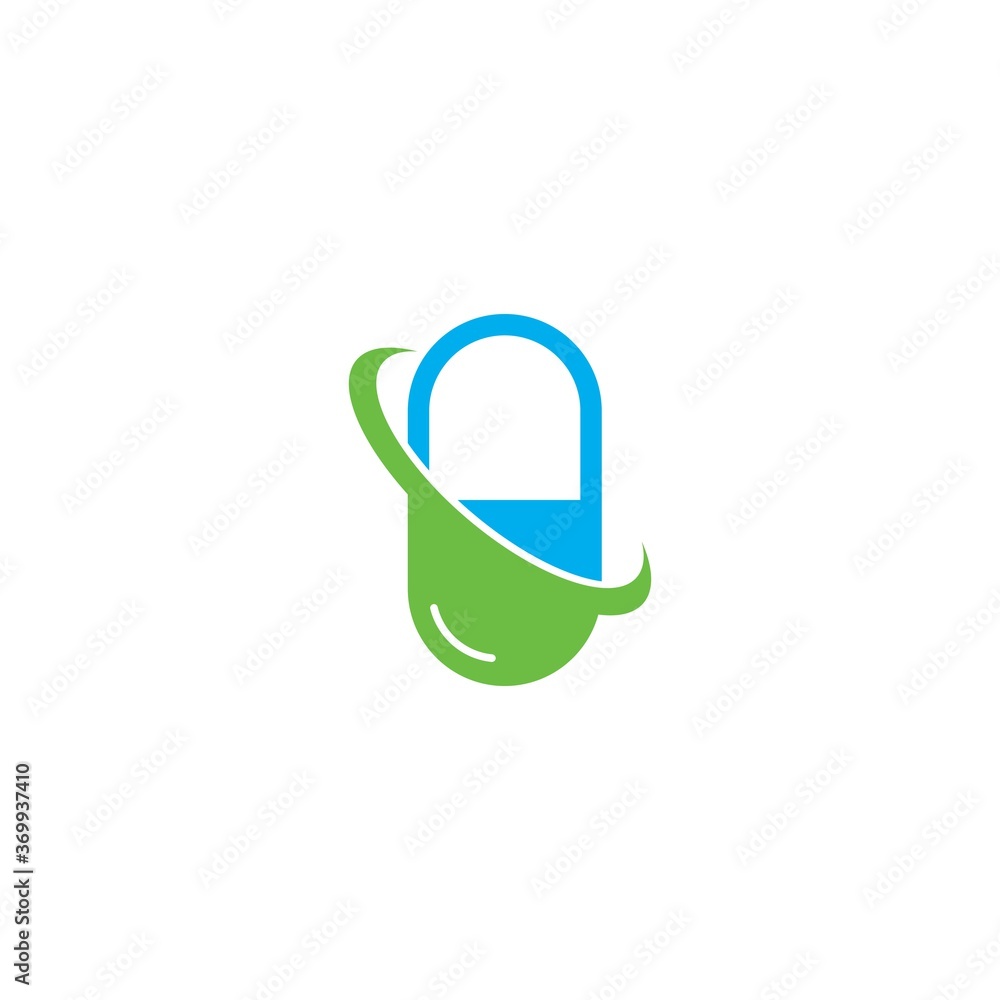 pill logo vector icon illustration pill logo vector icon illustration