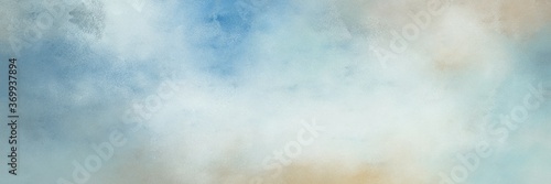 Fototapeta Naklejka Na Ścianę i Meble -  awesome abstract painting background texture with light gray, pastel blue and cadet blue colors and space for text or image. can be used as horizontal background texture