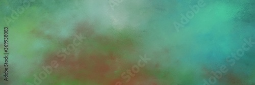 amazing abstract painting background graphic with blue chill and dark olive green colors and space for text or image. can be used as postcard or poster