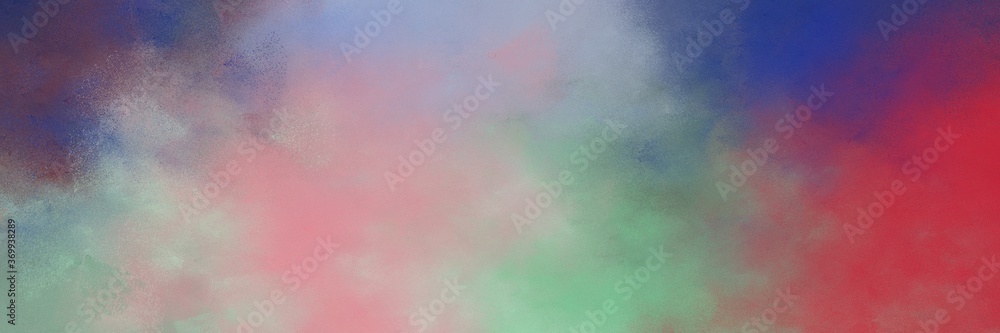decorative dark gray, dark moderate pink and dark slate blue colored vintage abstract painted background with space for text or image. can be used as horizontal background graphic