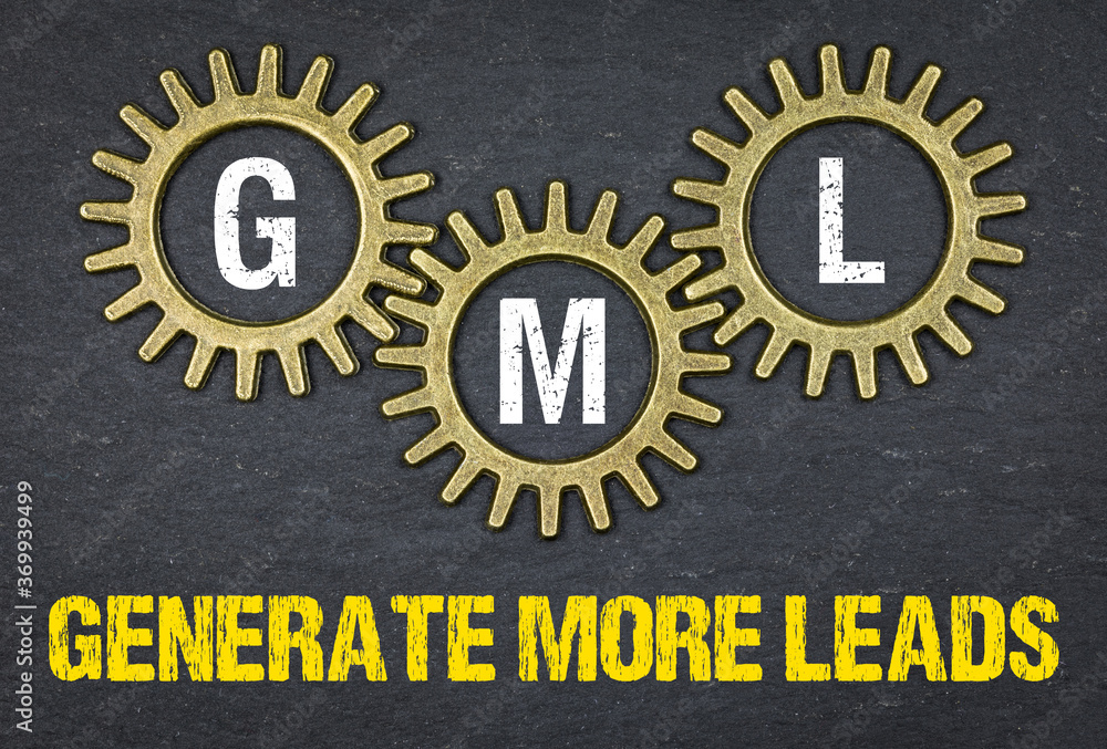 GML generate more leads - obrazy, fototapety, plakaty 
