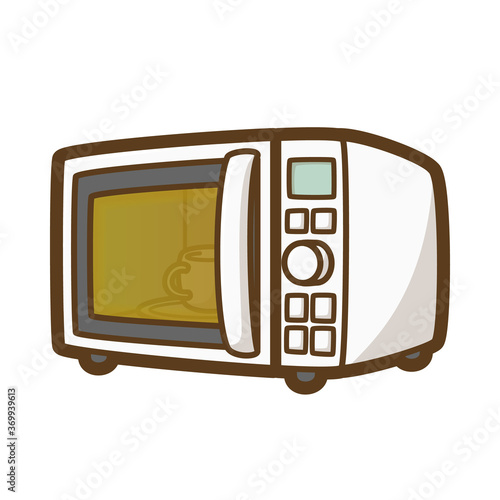 電子レンジ（あたため中）
