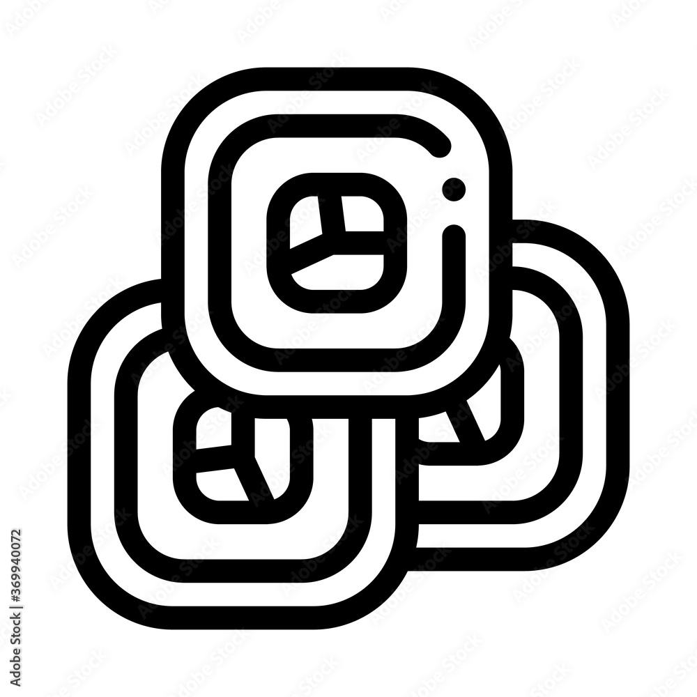 sushi roll rice fish icon vector. sushi roll rice fish sign. isolated contour symbol illustration sushi roll rice fish icon vector. sushi roll rice fish sign. isolated contour symbol illustration