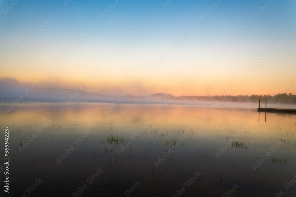 Fog over Lake Pleasant 