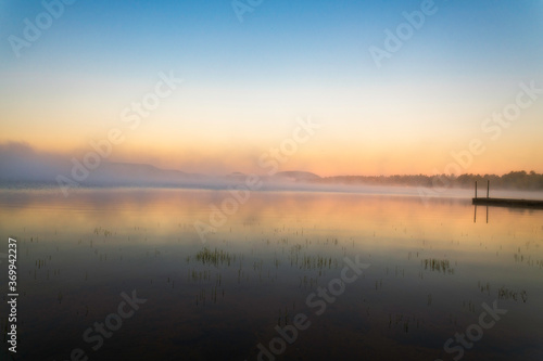 Fog over Lake Pleasant 
