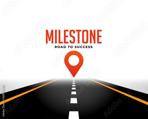 perspective road pathway towards horizon concept background