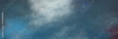 stunning abstract painting background graphic with teal blue, pastel blue and light slate gray colors and space for text or image. can be used as horizontal background texture