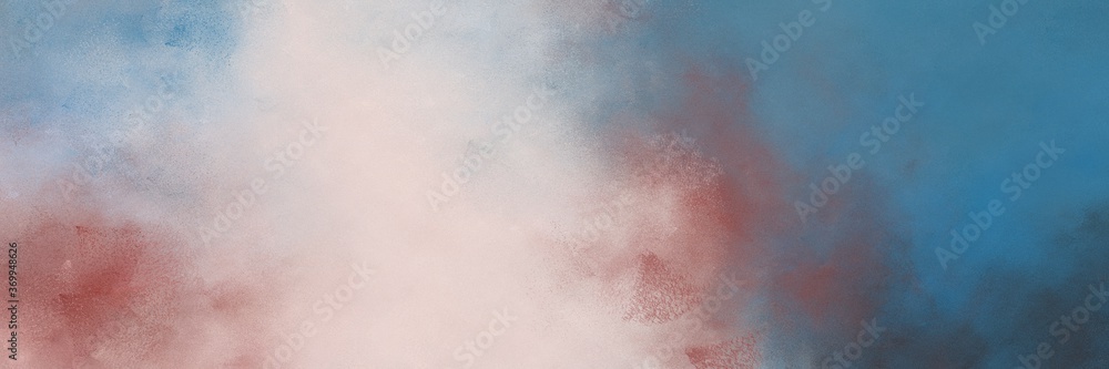 awesome abstract painting background graphic with silver, teal blue and slate gray colors and space for text or image. can be used as header or banner