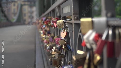 Wallpaper Mural Love locks at Eiserner Steg footbridge in Frankfurt am Main Germany Torontodigital.ca