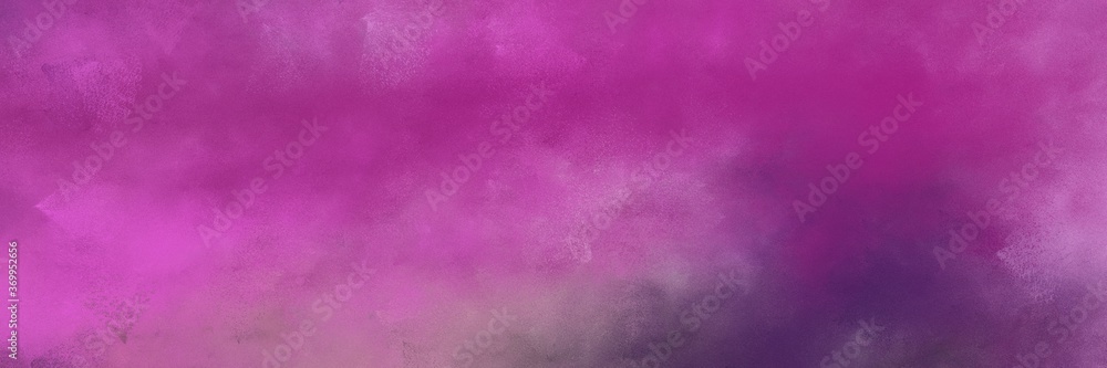 decorative abstract painting background graphic with mulberry  and very dark magenta colors and space for text or image. can be used as horizontal background graphic
