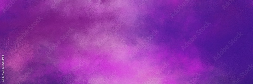 decorative moderate violet, dark magenta and orchid colored vintage abstract painted background with space for text or image. can be used as header or banner