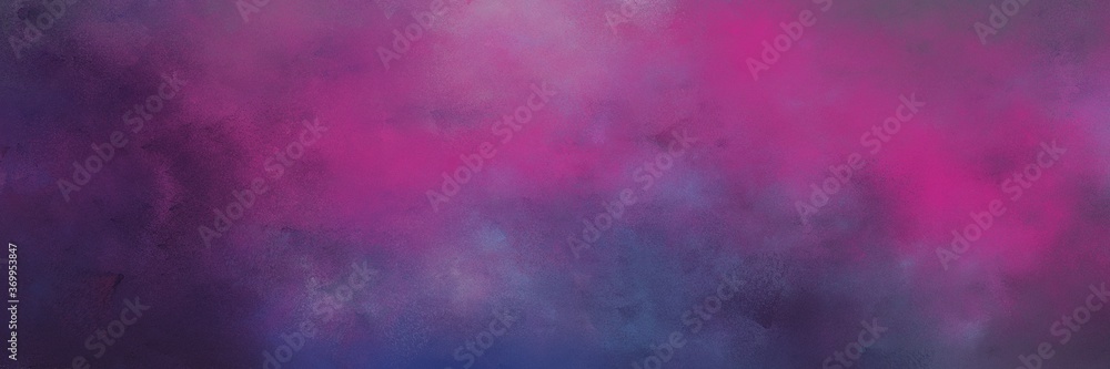 stunning old lavender and dark slate blue colored vintage abstract painted background with space for text or image. can be used as horizontal background graphic