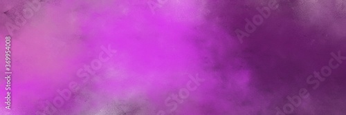 amazing medium orchid, very dark magenta and antique fuchsia colored vintage abstract painted background with space for text or image. can be used as header or banner