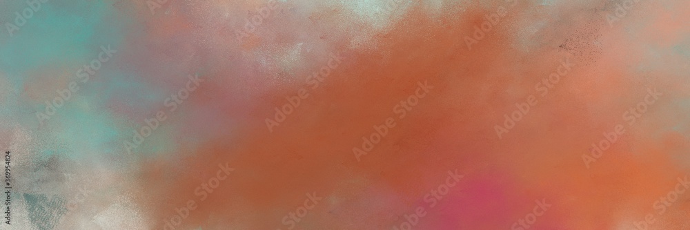Fototapeta premium beautiful abstract painting background texture with pastel brown and moderate red colors and space for text or image. can be used as postcard or poster
