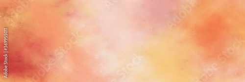 decorative abstract painting background texture with light salmon, burly wood and peach puff colors and space for text or image. can be used as header or banner