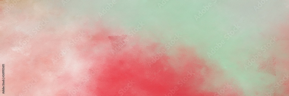 decorative vintage abstract painted background with silver, indian red and light coral colors and space for text or image. can be used as horizontal background graphic