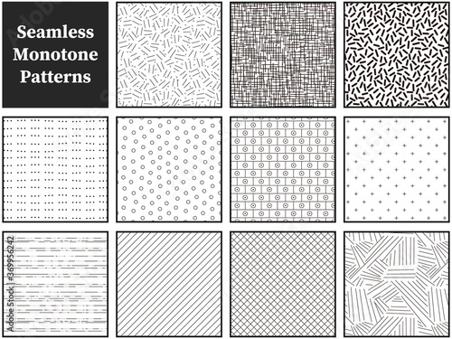 シームレス モノトーン パターン1