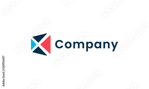 letter x abstract negative space, modern vector design concept. Suitable as a logo that represents technology, advanced, developed, intelligence. Free Download letter x abstract negative space, modern vector design concept. Suitable as a logo that represents technology, advanced, developed, intelligence. - GFXLoad