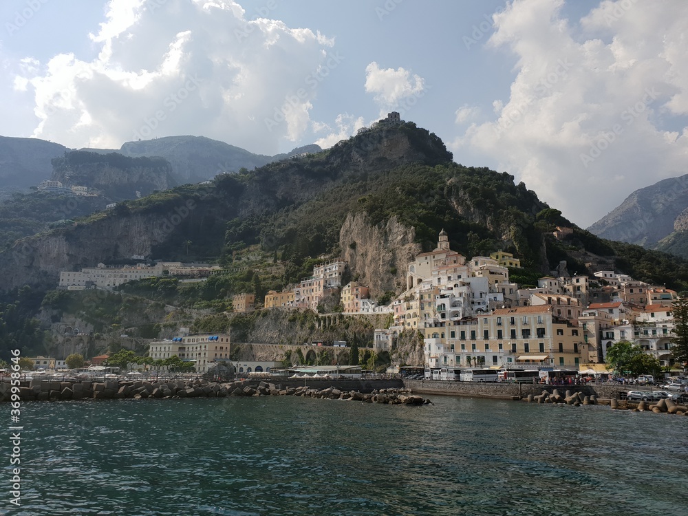 Blick auf Amalfi Italien view towards Amalfi Italy